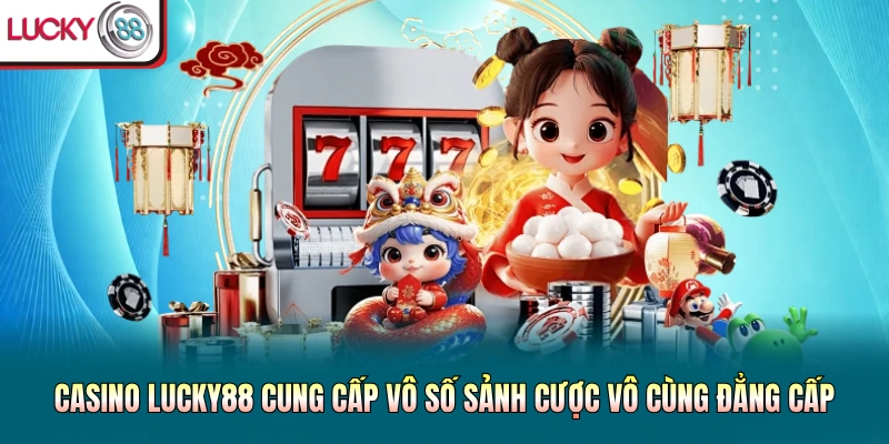 Casino Lucky88 Cung Cấp Vô Số Sảnh Cược Vô Cùng Đẳng Cấp