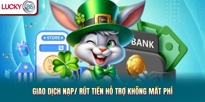 Giao dịch nạp/ rút tiền hỗ trợ không mất phí