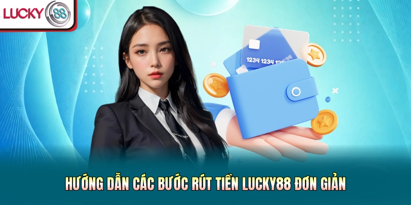 Hướng dẫn các bước rút tiền Lucky88 đơn giản