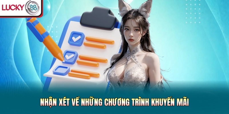 Nhận xét về những chương trình khuyến mãi 